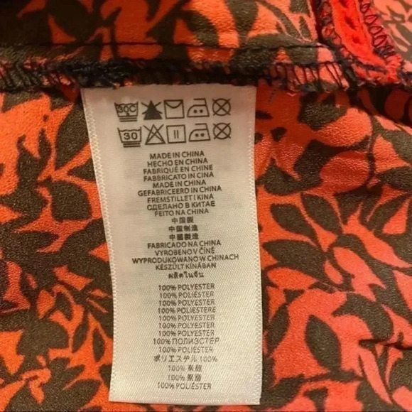 Michael Michael Kors red/black blouse - Picture 6 of 6